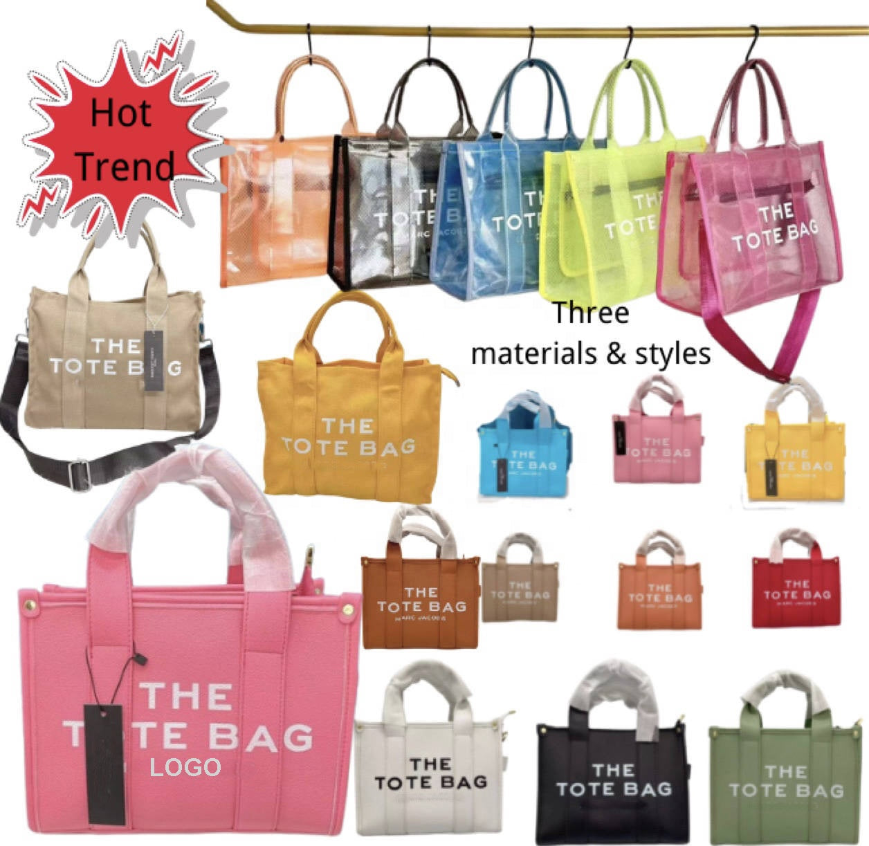 Designer Plush Tote Bags