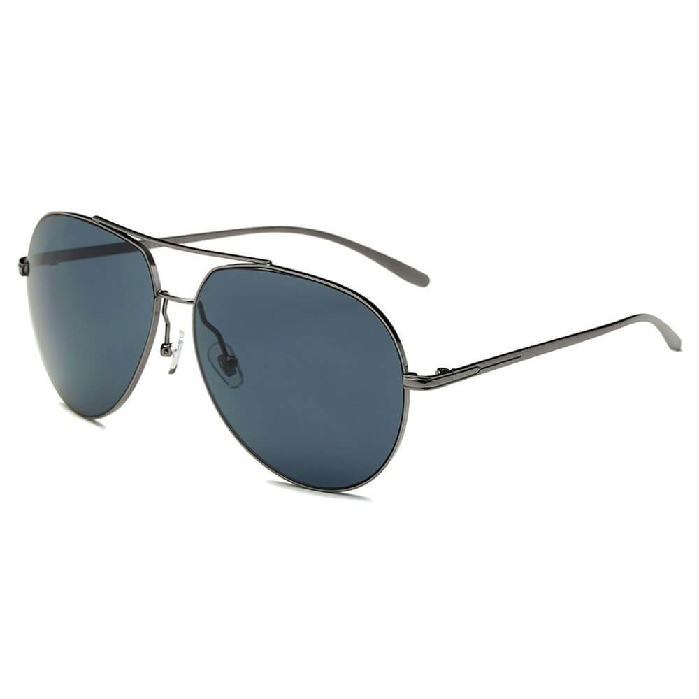 ESTERO | Unisex Oversize Mirrored Lens Aviator Sunglasses